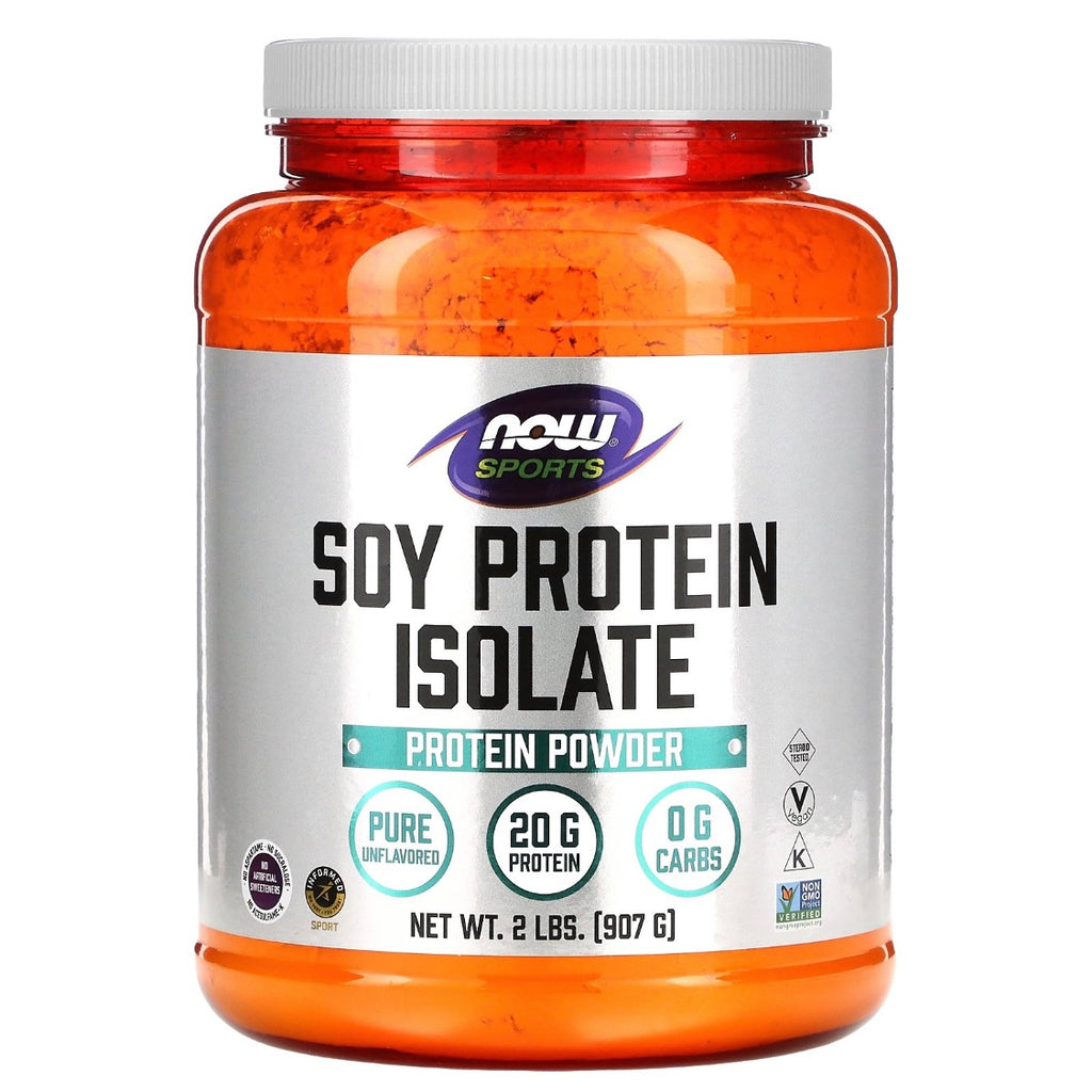 Now Foods Sports Soy Protein Isolate Pure Unflavored 2 Lbs 907 G Exp Oct 2025 Nutrifirst Pte Ltd 7823