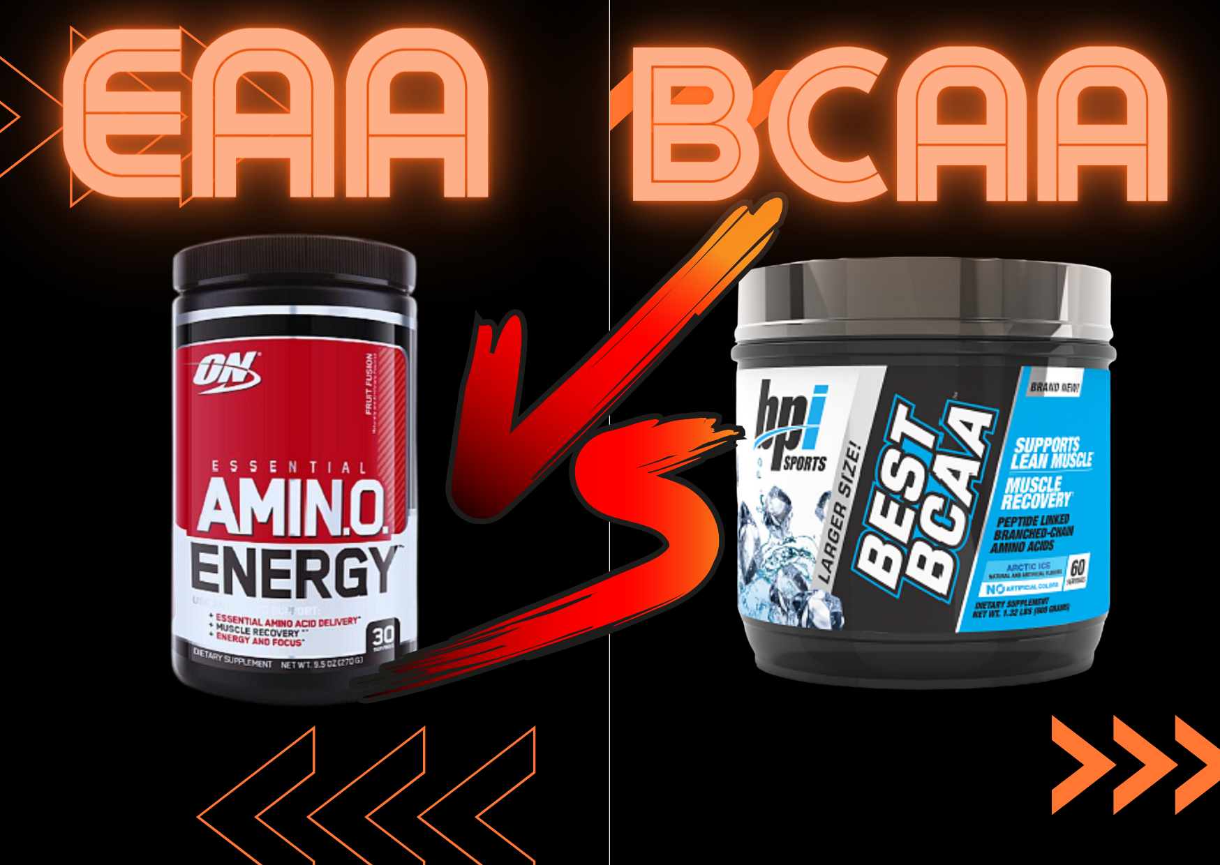 What are the difference between EAAs & BCAAs?