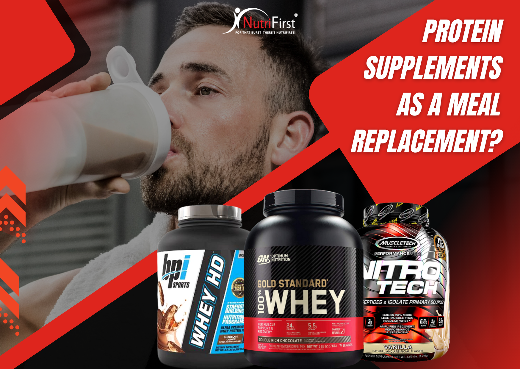 Using Protein supplements as a Meal Replacement?