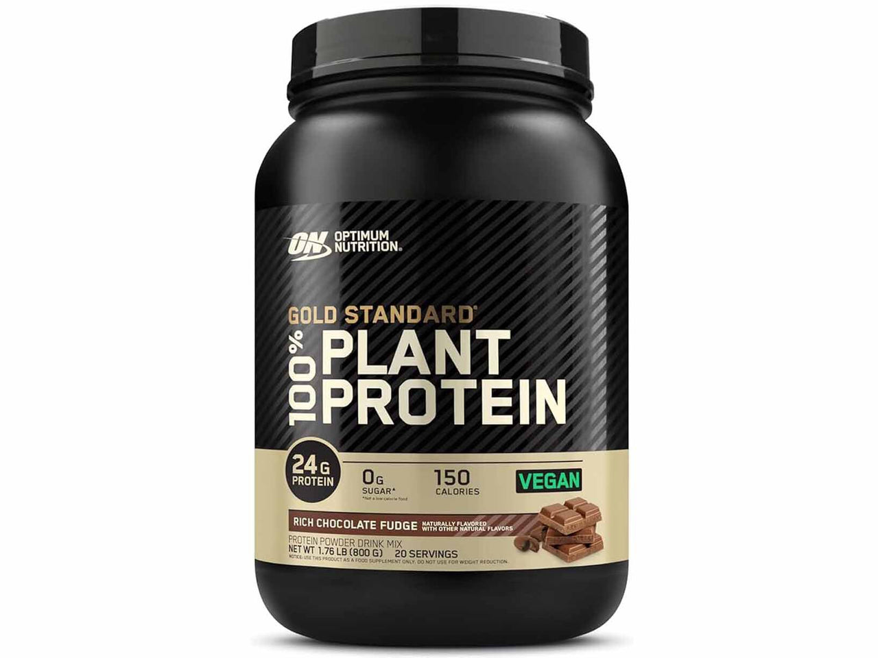 Optimum Nutrition Gold Standard 100% Plant Protein Rich Chocolate Fudge Flavour (1.76lb) EXP 24 Jan 2026