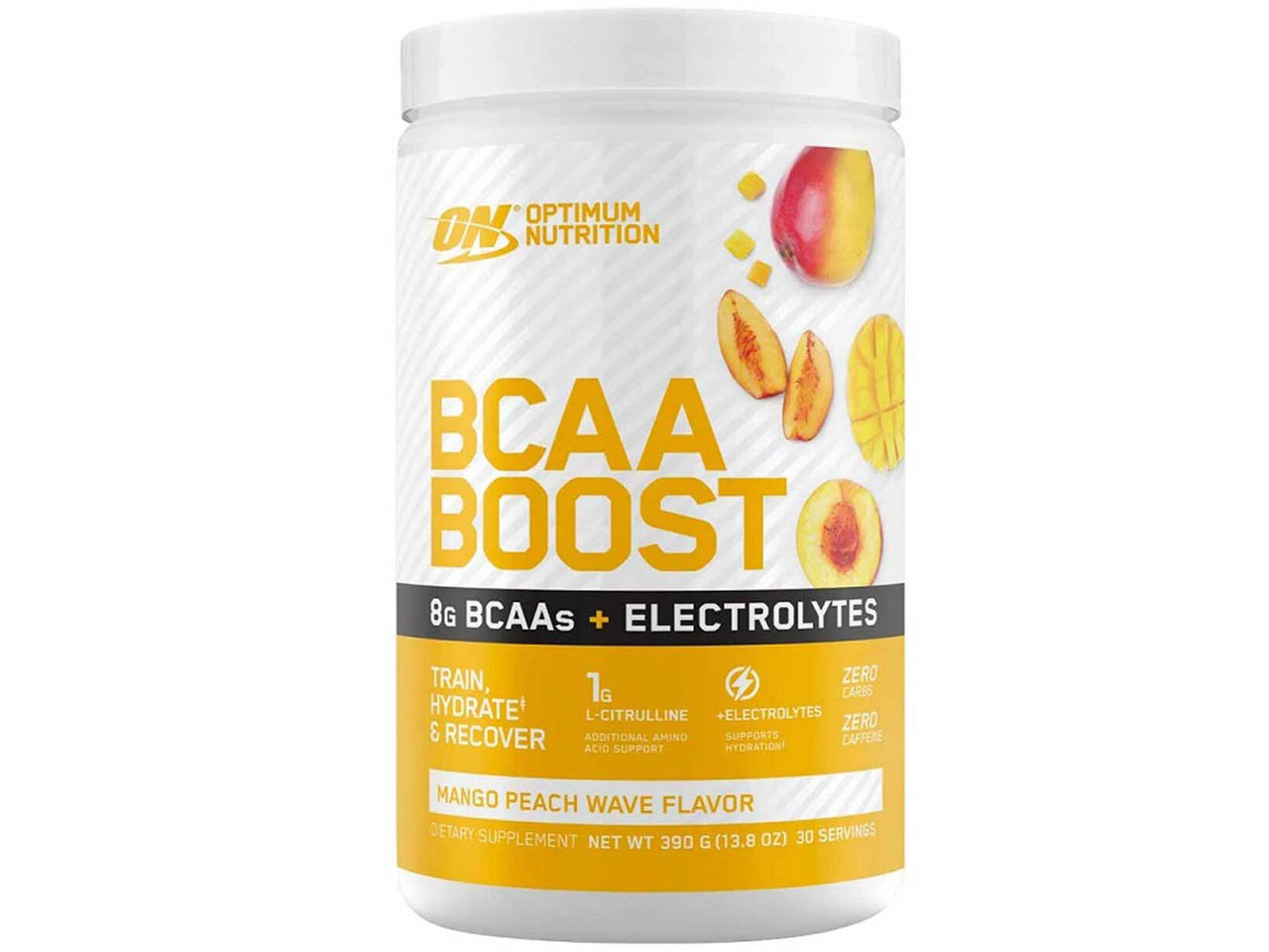 Optimum Nutrition BCAA Boost Mango Peach Flavour (390g) EXP Jun 2025