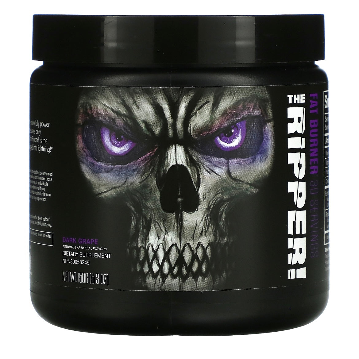 JNX Sports The Ripper! FAT BURNER (30 Servings) Dark Grape Exp Aug 2025 - NutriFirst Pte Ltd