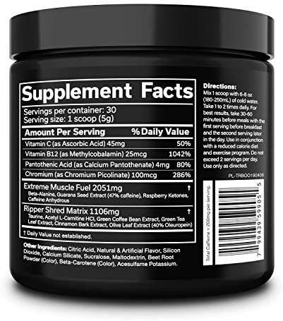 JNX Sports The Ripper! FAT BURNER (30 Servings) - NutriFirst Pte Ltd