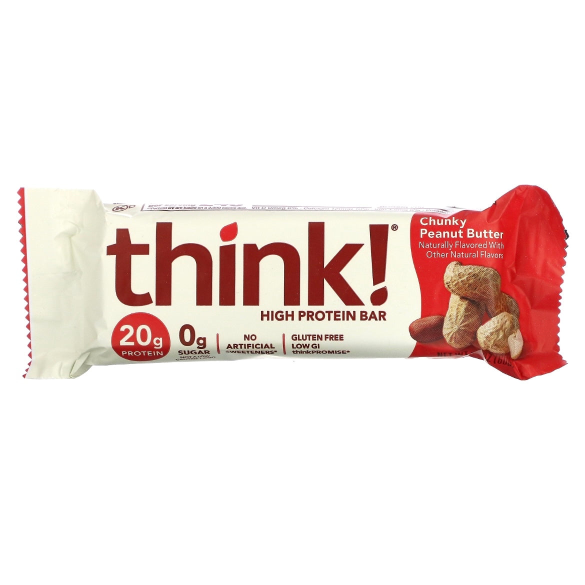 Think ! High Protein Bars 1 Bar 2.1 oz (60 g) - NutriFirst Pte Ltd