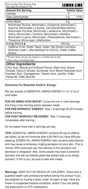 Optimum Nutrition Essential AmiN.O. Energy (270 Grams) 30 Servings - NutriFirst Pte Ltd