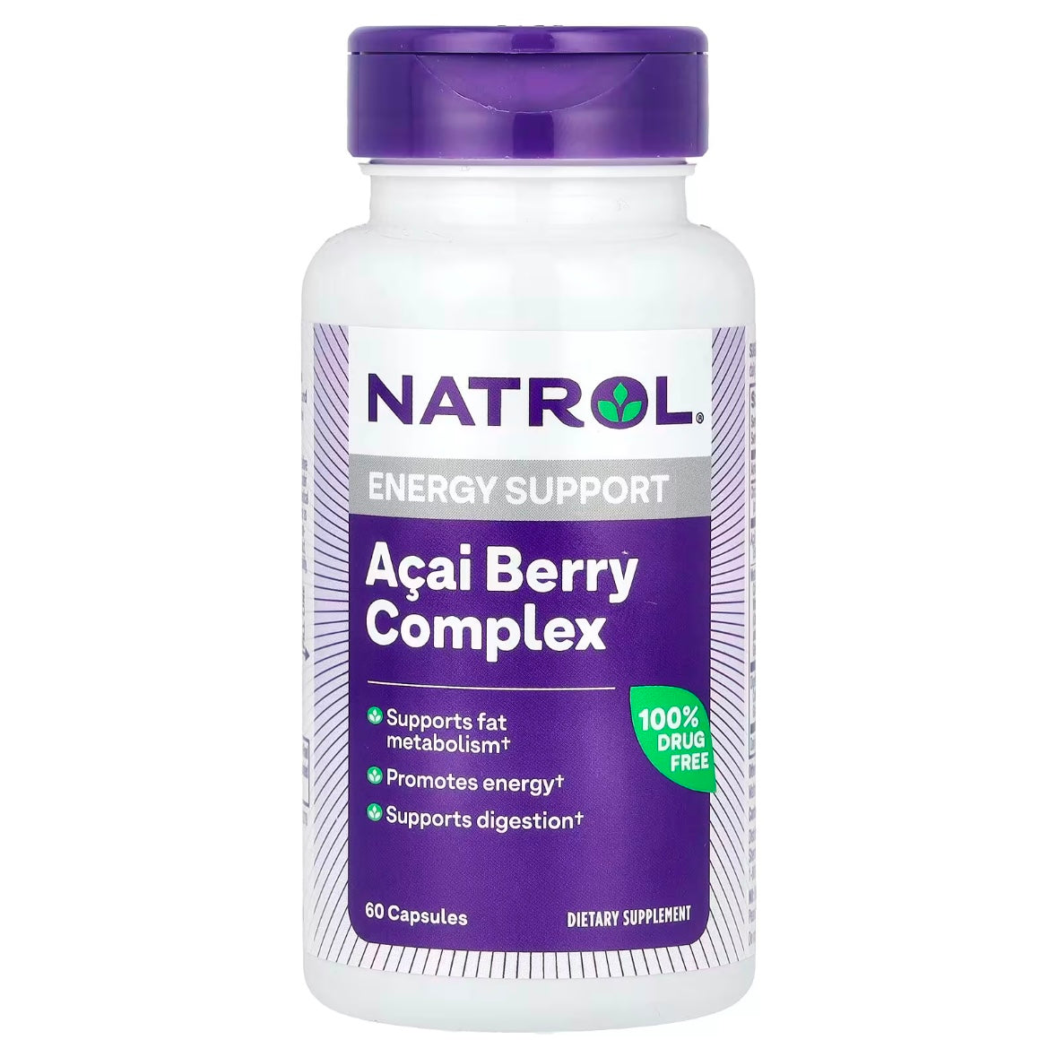 Natrol Acai Berry Complex 60 Capsules EXP 31 July 2025