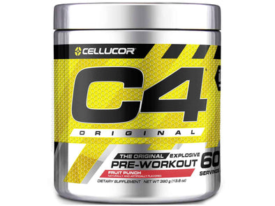 Cellucor C4 PRE-WORKOUT (390g) 60 Servings Fruit Punch EXP June 2027