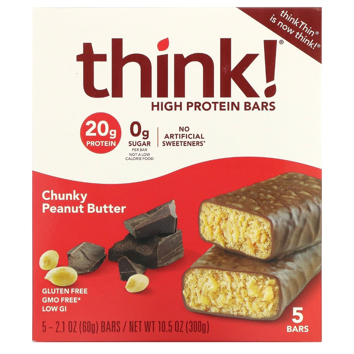 Think ! High Protein Bars 1 Bar 2.1 oz (60 g) - NutriFirst Pte Ltd