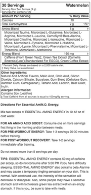 Optimum Nutrition Essential AmiN.O. Energy (270 Grams) 30 Servings - NutriFirst Pte Ltd