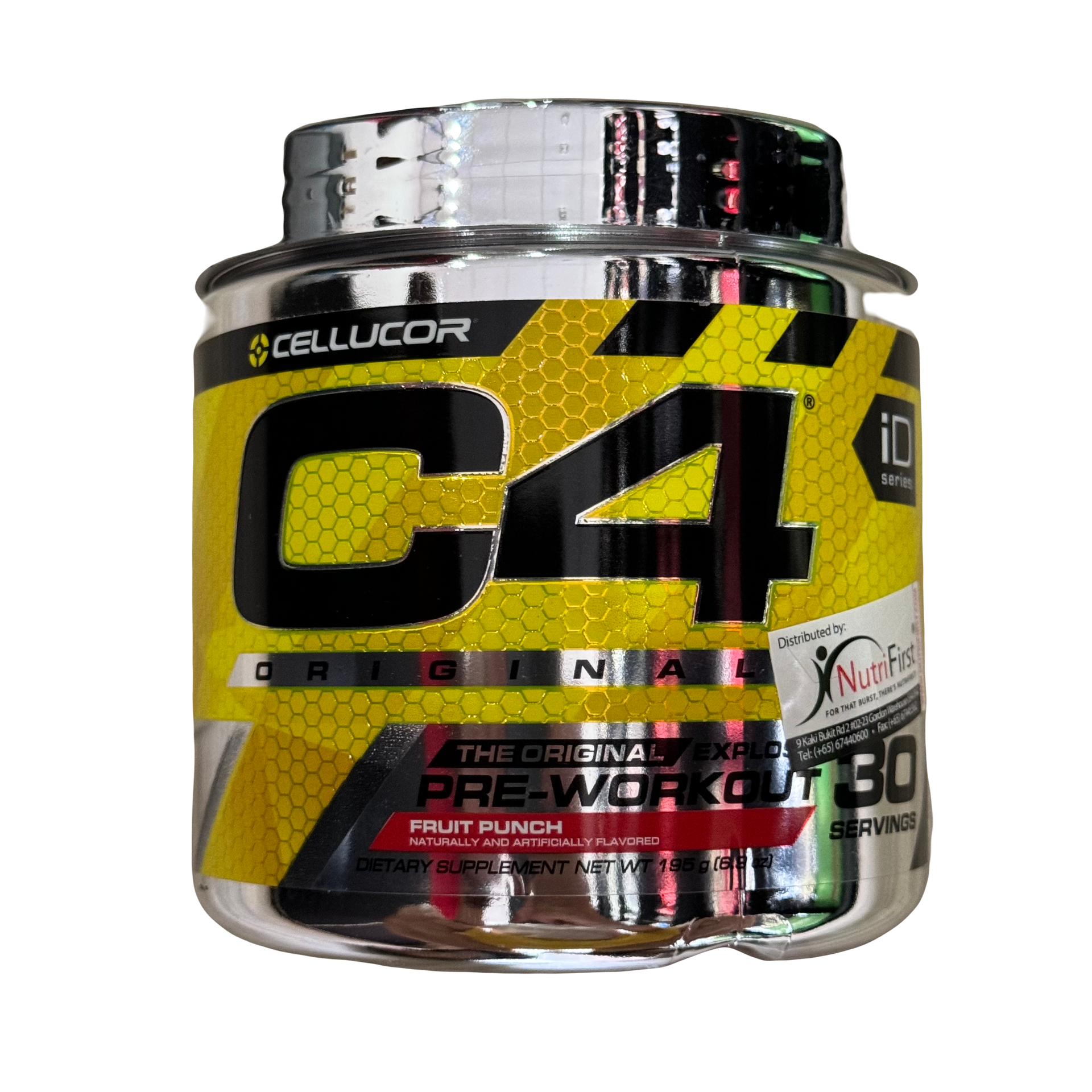 Cellucor C4 PRE-WORKOUT (195g) 30 Servings Fruit Punch EXP Dec 2025 - NutriFirst Pte Ltd