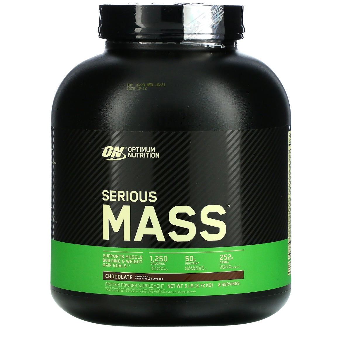 Optimum Nutrition Serious Mass (6 Lbs) Chocolate EXP Oct 2024 - NutriFirst Pte Ltd