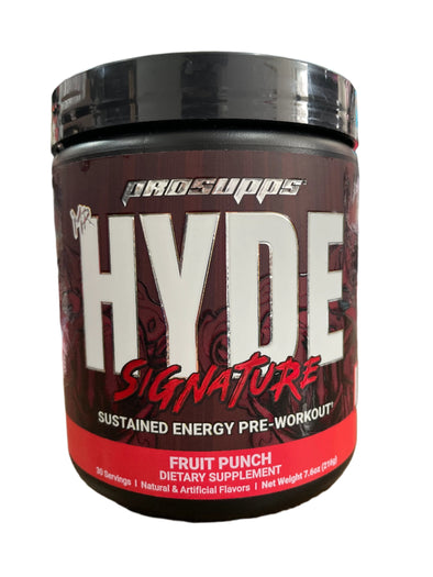 ProSupps Mr. Hyde Signature Pre Workout 7.6 oz (216 g) Fruit Punch Exp Jul 2025