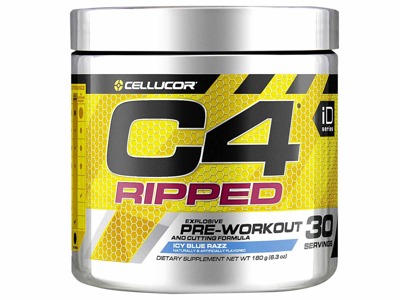 Cellucor C4® Original C4 Ripped Icy Blue Razz (30 servings) EXP Mar 2027