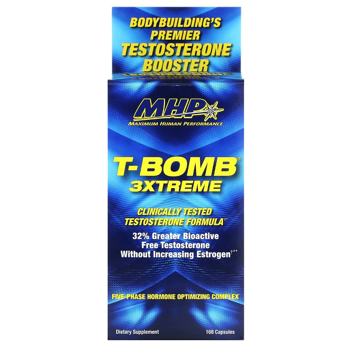 MHP T-Bomb 3Xtreme 168 Capsules EXP Jan 2027