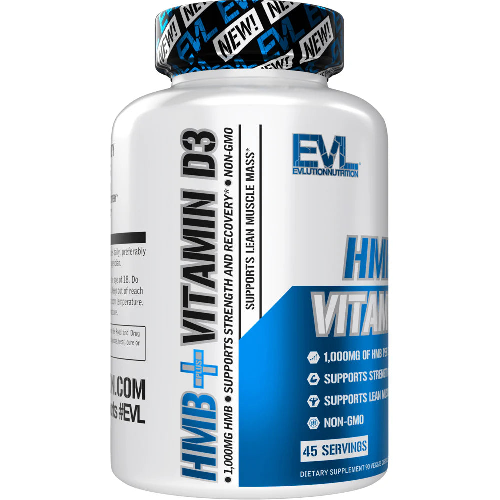 EVL Nutrition HMB + Vitamin D3 EXP June 2026