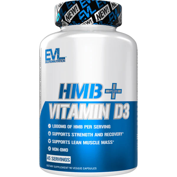 EVL Nutrition HMB + Vitamin D3 EXP June 2026