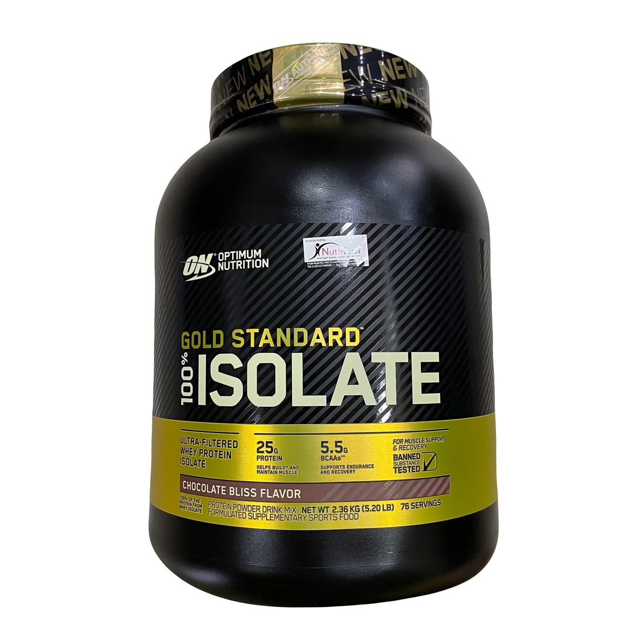 Optimum Nutrition GOLD STANDARD 100% ISOLATE 5lbs - NutriFirst Pte Ltd