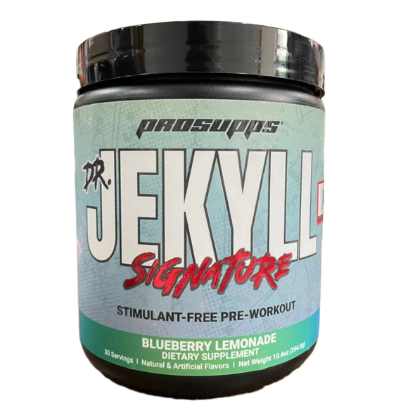 ProSupps, Dr. Jekyll Signature, Stimulant-Free Pre-Workout 294.9g 10.4oz Blueberry Lemonade EXP June 2026