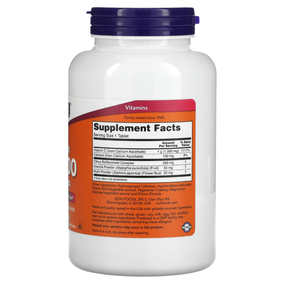 NOW Foods Buffered C-1000 Complex 180 Tablets EXP Mar 2026 - NutriFirst Pte Ltd