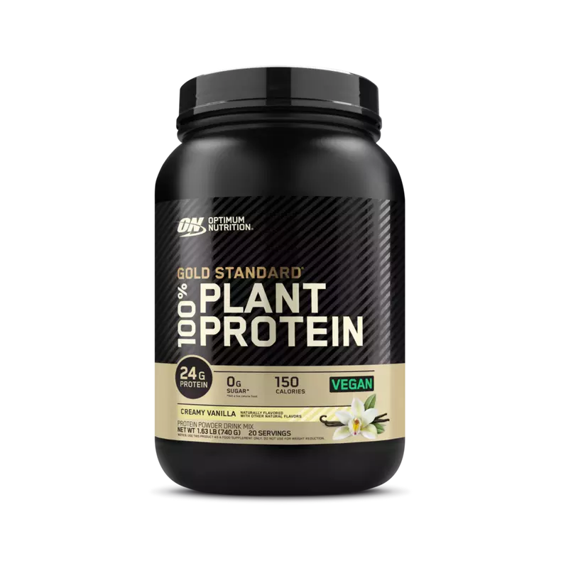 Gold Standard 100% Plant Protein Rich Creamy Vanilla Flavour (1.63lb) EXP 24 Jan 2026