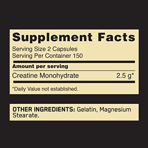 Optimum Nutrition Creatine 2500 Caps 2.5 g 300 Capsules - NutriFirst Pte Ltd