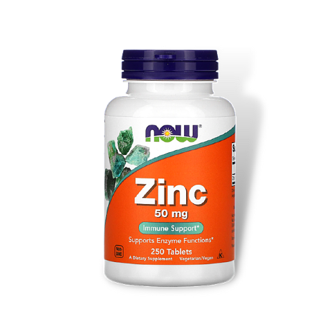 Now Foods Zinc 50 mg 250 Tablets - NutriFirst Pte Ltd