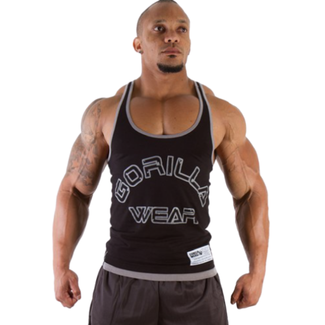 Gorilla Wear Logo Stringer Tank Top - NutriFirst Pte Ltd