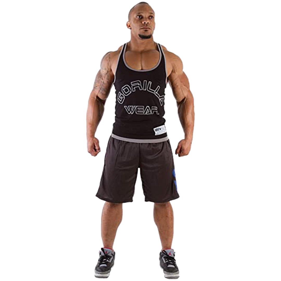 Gorilla Wear Logo Stringer Tank Top - NutriFirst Pte Ltd