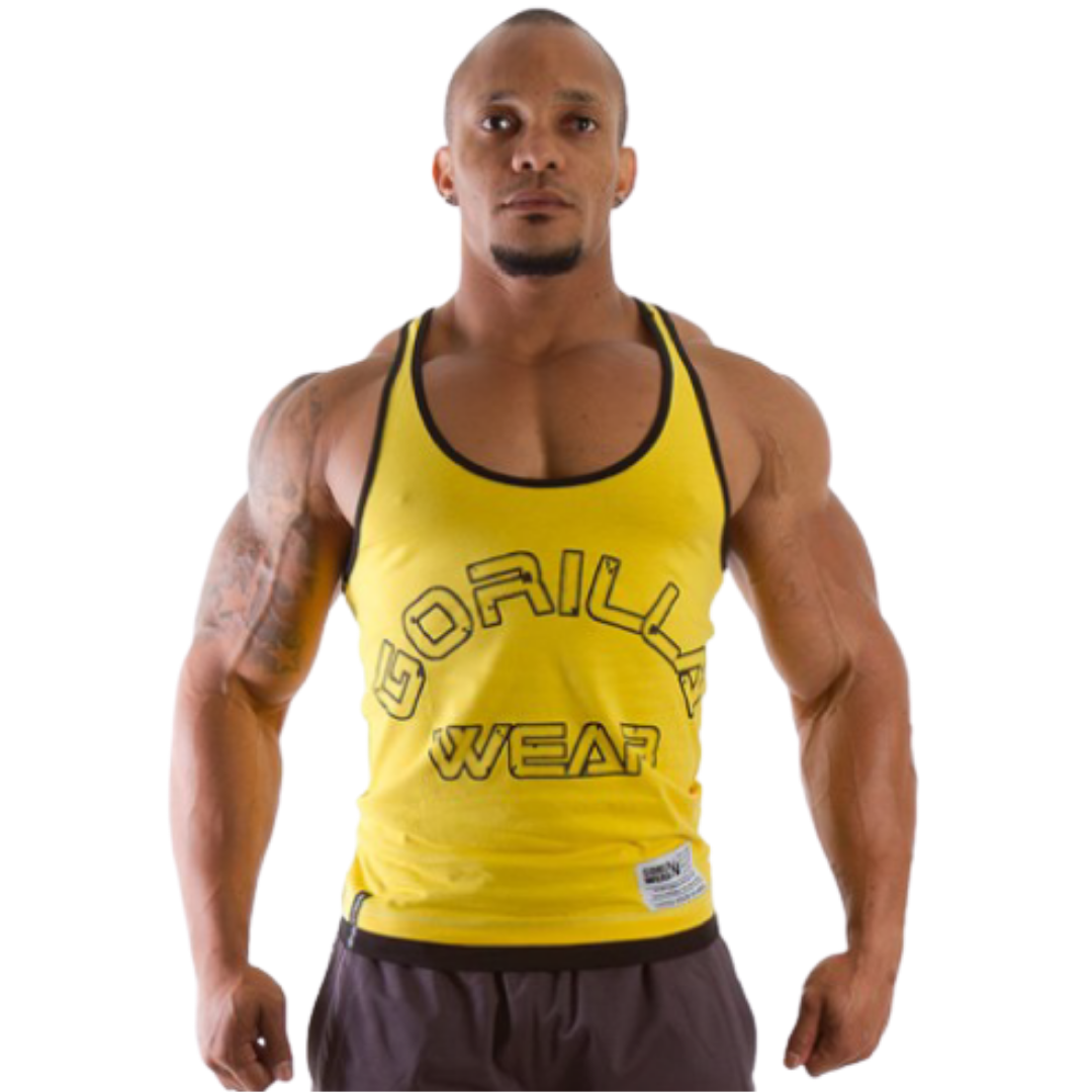 Gorilla Wear Logo Stringer Tank Top - NutriFirst Pte Ltd