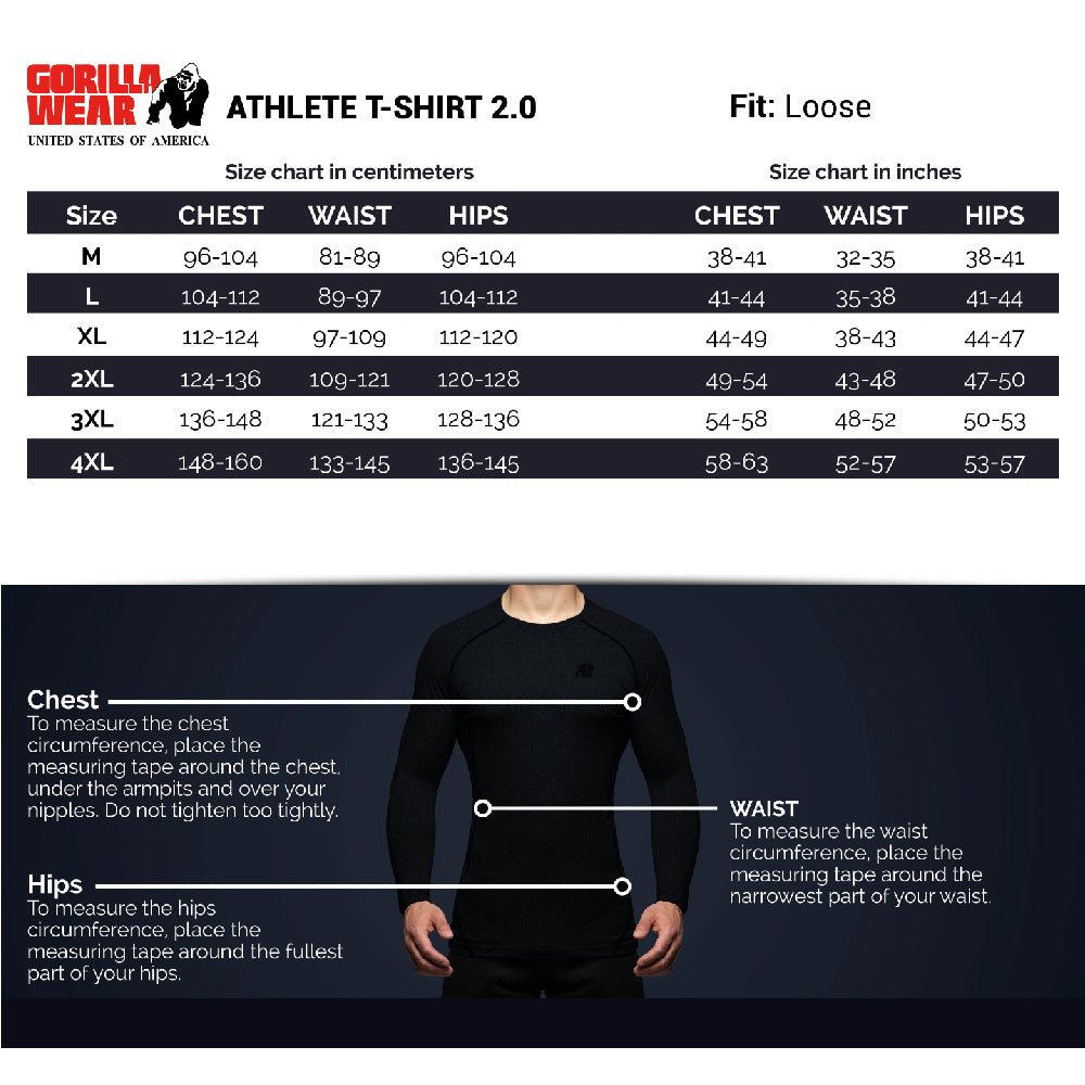 Gorilla Wear Athlete T-Shirt 2.0 Brandon Curry - NutriFirst Pte Ltd