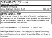 NOW Maca (250 Caps) - NutriFirst Pte Ltd