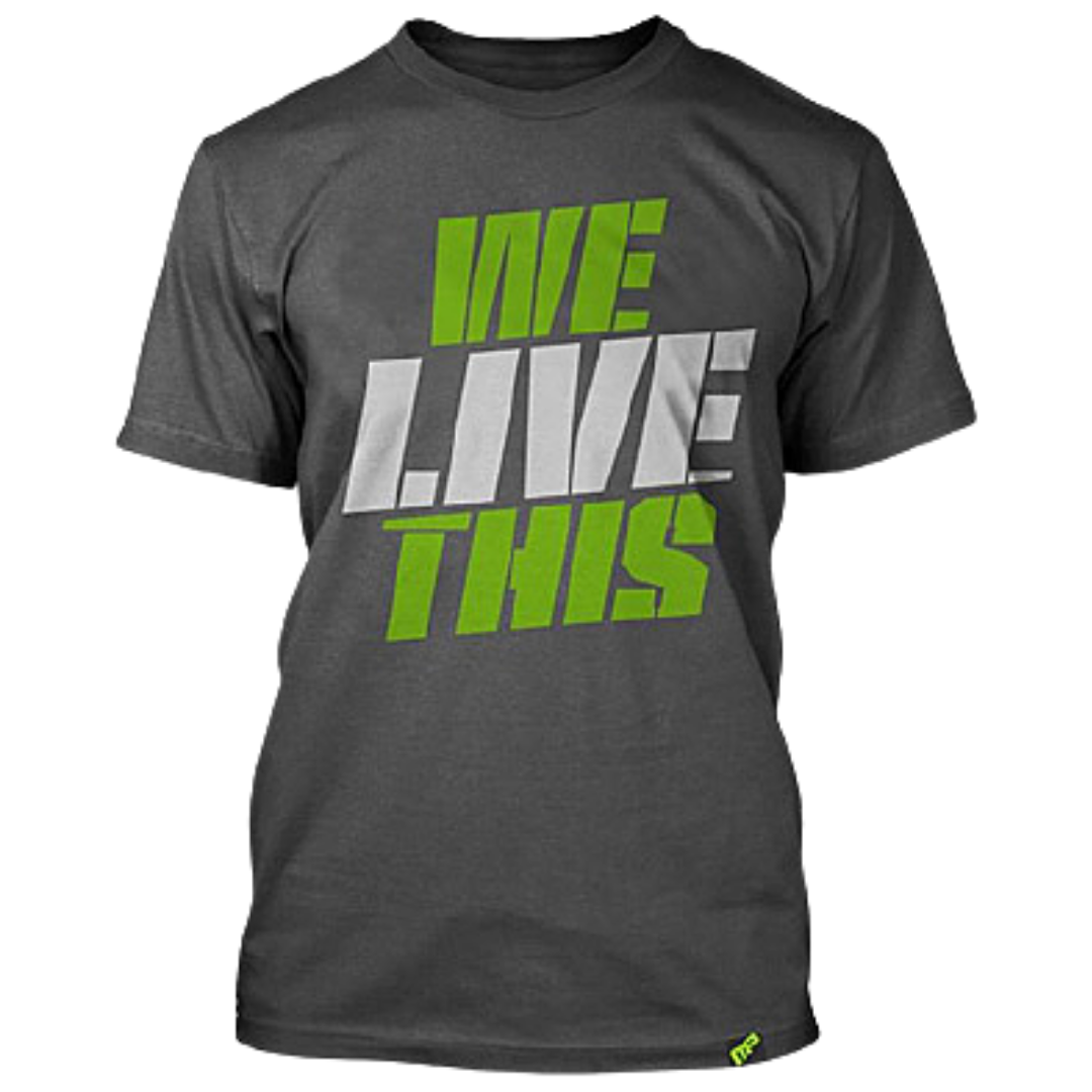 MusclePharm Sportswear We Live This Tee (WLTS) - NutriFirst Pte Ltd