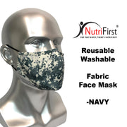 Reusable Washable Fabric Adult Face Mask - NutriFirst Pte Ltd