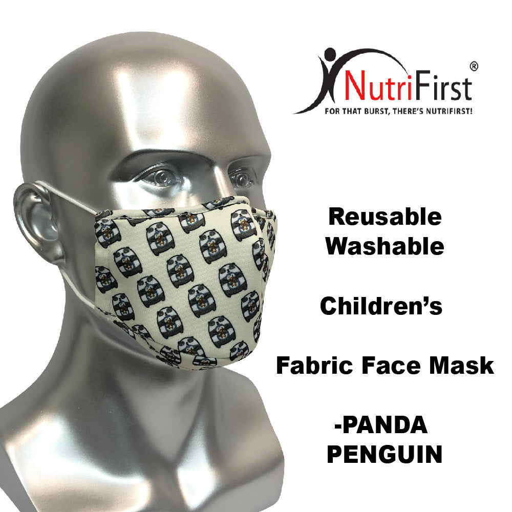 Reusable Washable Fabric Kids Face Mask - NutriFirst Pte Ltd