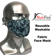 Reusable Washable Fabric Adult Face Mask - NutriFirst Pte Ltd