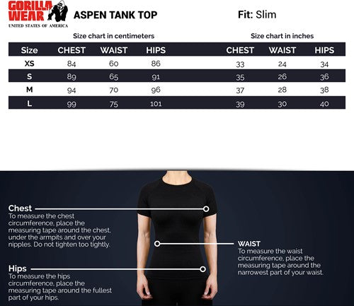 Gorilla Wear Aspen Tank Top - NutriFirst Pte Ltd