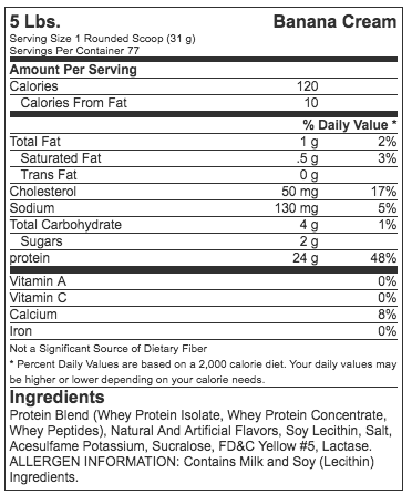 Optimum Nutrition 100% Whey Protein Gold Standard (5 Lbs) - NutriFirst Pte Ltd