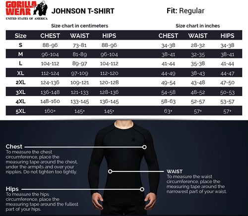 Gorilla Wear Johnson T-Shirt - NutriFirst Pte Ltd