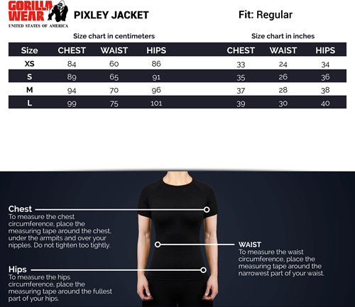 Gorilla Wear Pixley Zipped Hoodie - NutriFirst Pte Ltd