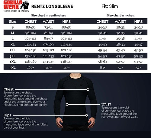 Gorilla Wear Rentz Long Sleeve - NutriFirst Pte Ltd